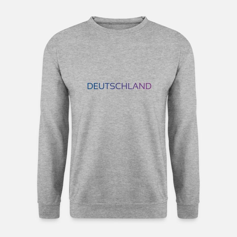 Deutschland - Unisex Pullover - Weißgrau meliert