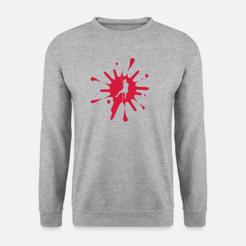 cs Canyoning Splash - Unisex Pullover - Weißgrau meliert