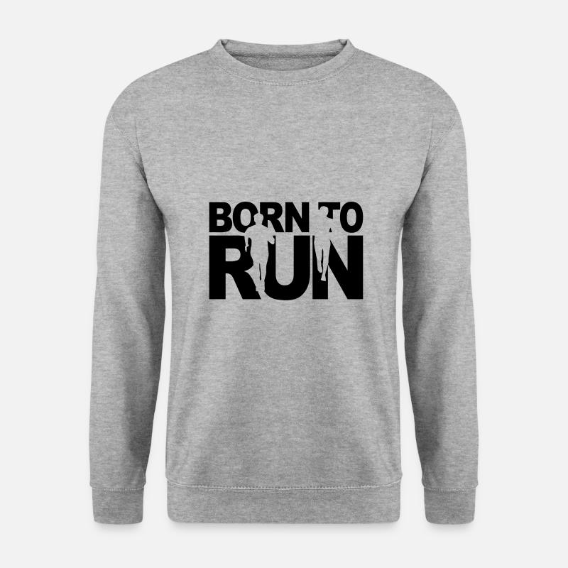 Born to run, runner - Unisex Sweatshirt - salt & pepper