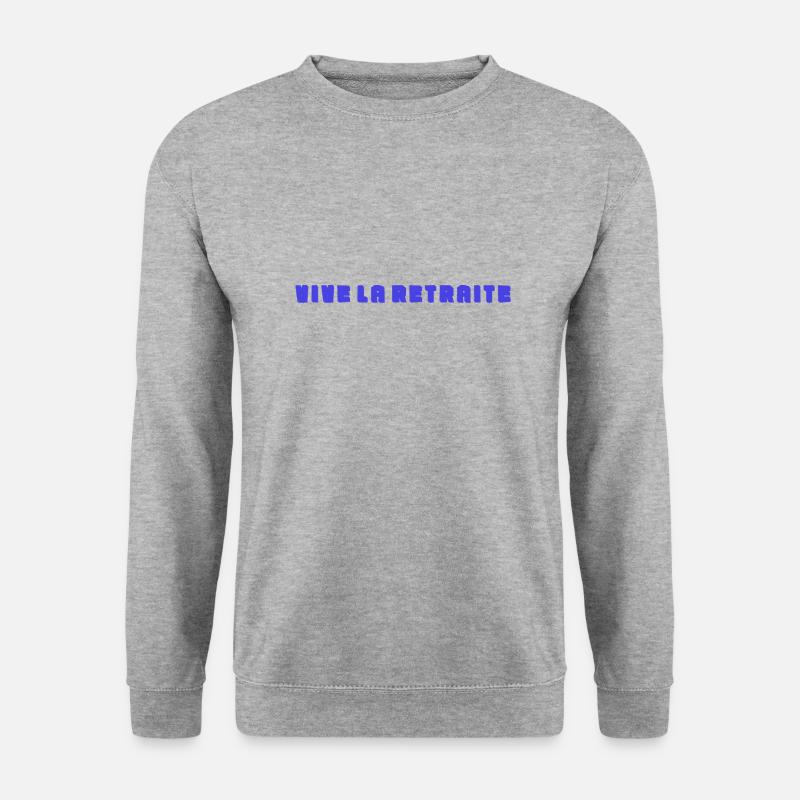 RUHESTAND. RUHESTAND. PENSIONIERT. RUHESTAND - Unisex Pullover - Weißgrau meliert