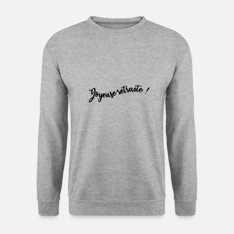 - RUHESTAND. GUTER RUHESTAND. FROHER RUHESTAND - Unisex Pullover - Weißgrau meliert