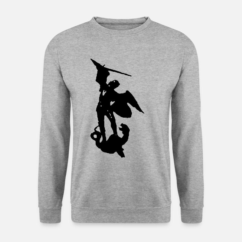 Sancte Michael - Unisex Sweatshirt - salt & pepper