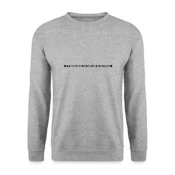 being old people age - Unisex Sweatshirt - salt & pepper - Front - Alina (178cm) & Michal (187cm)