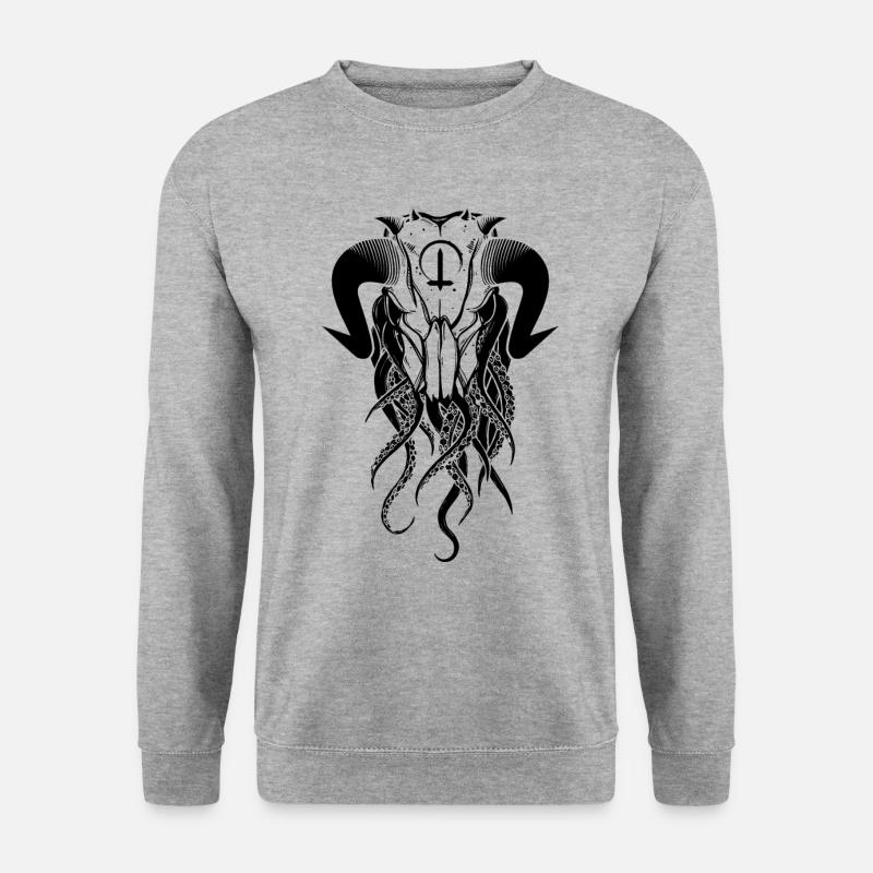 Cthulhu Skull - Unisex Sweatshirt - salt & pepper