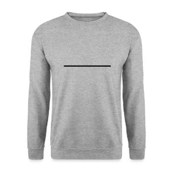 Line normal - Unisex Sweatshirt - salt & pepper - Front - Alina (178cm) & Michal (187cm)