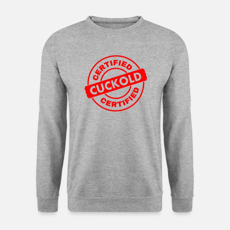 Cuckold - Unisex Pullover - Weißgrau meliert