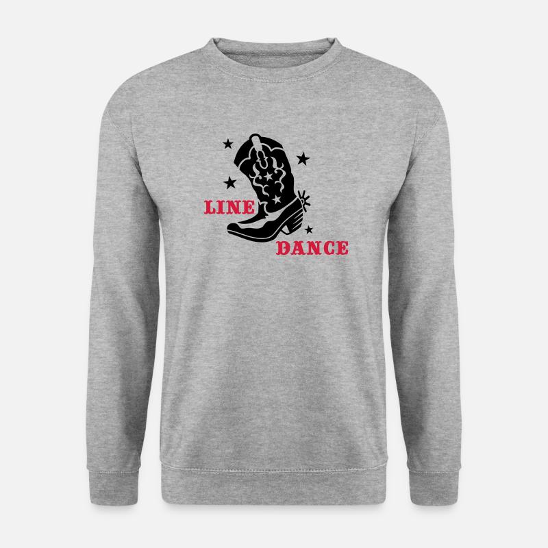 LINE DANCE BOOTS - Unisex Sweatshirt - salt & pepper