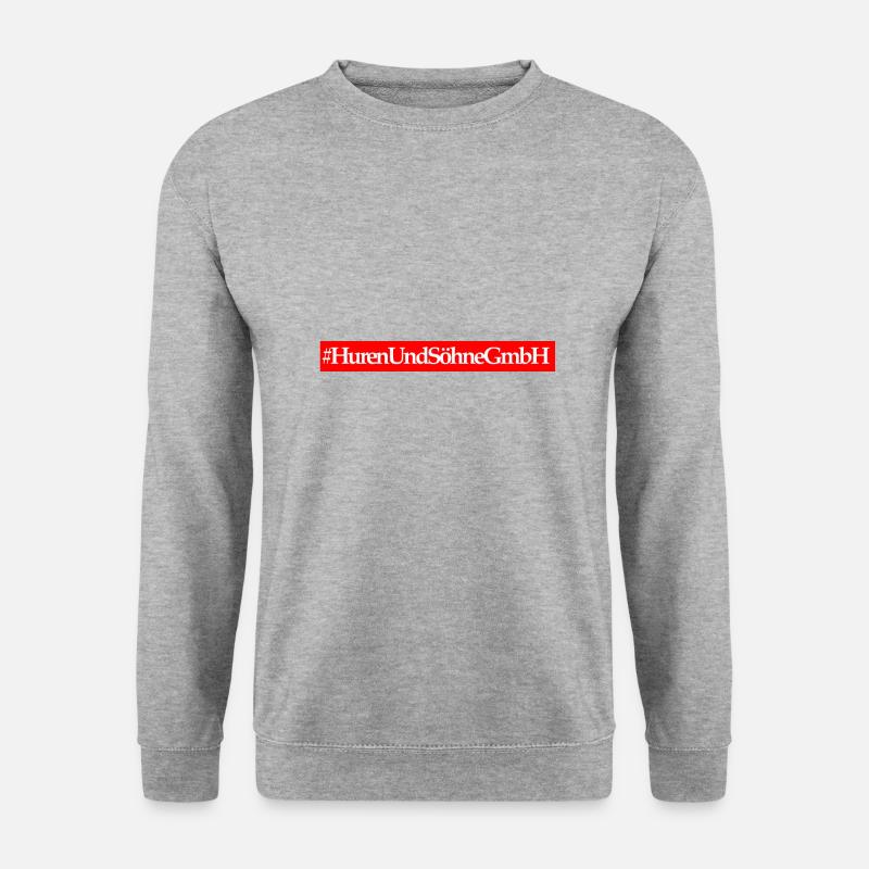 huren und söhne - Unisex Pullover - Weißgrau meliert
