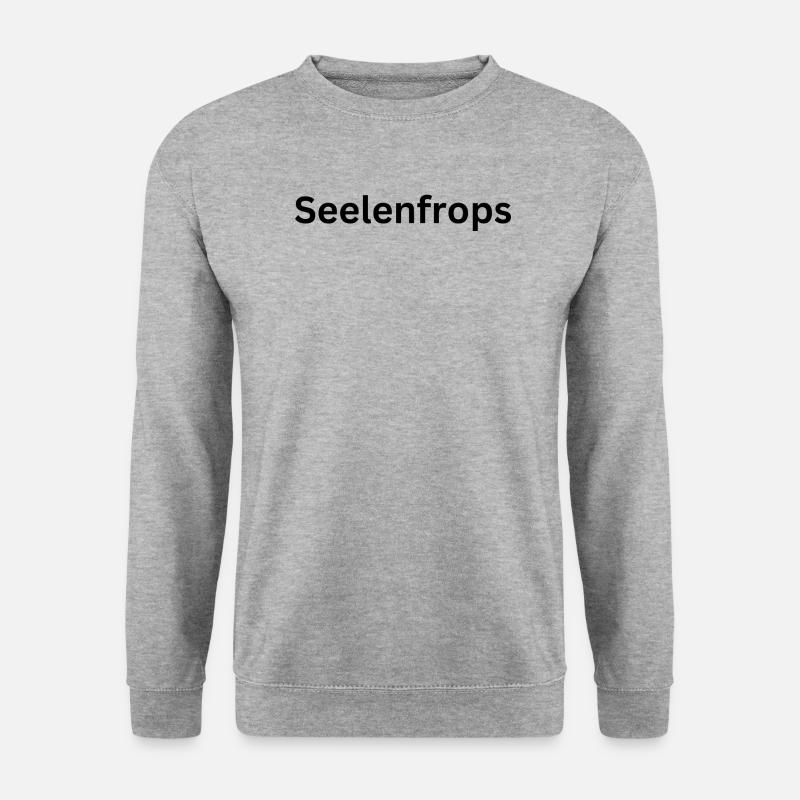 Seelenfrops - Unisex Pullover - Weißgrau meliert