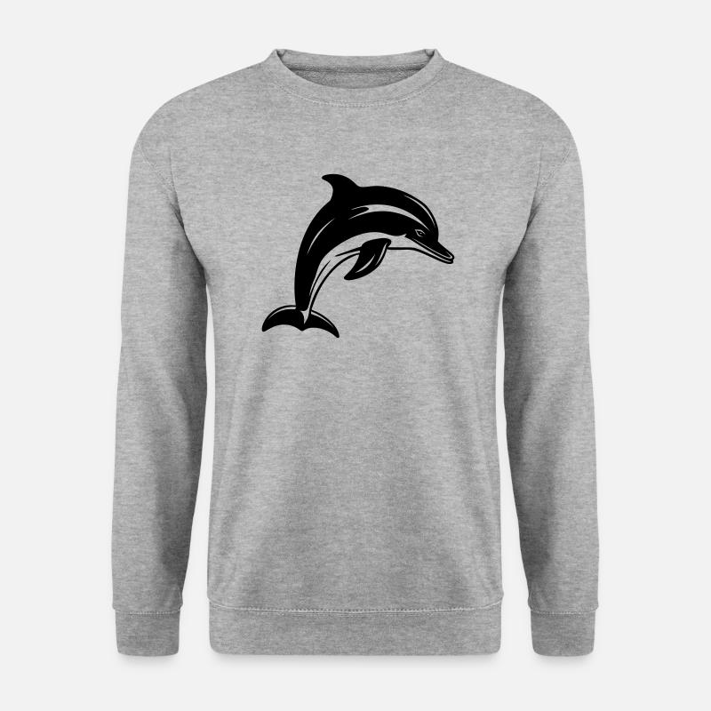 Dolphin - Unisex Sweatshirt - salt & pepper