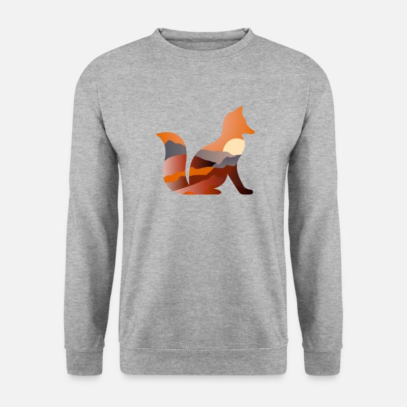 fox - Unisex Sweatshirt - salt & pepper