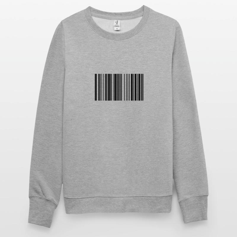 Barcode Strichcode Unisex Pullover