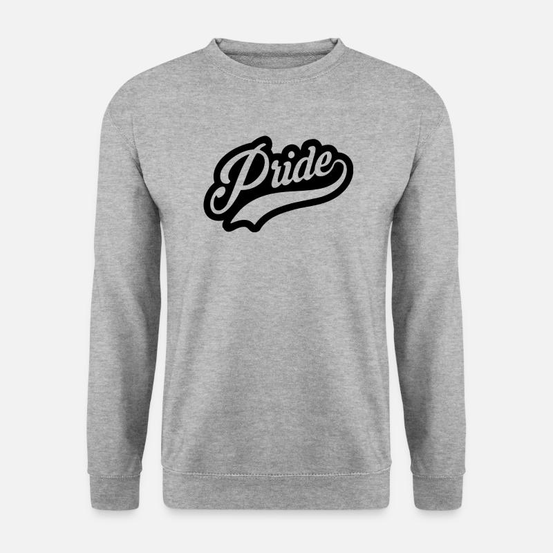 Pride Script out B - Sweat-shirt Unisexe - gris chiné