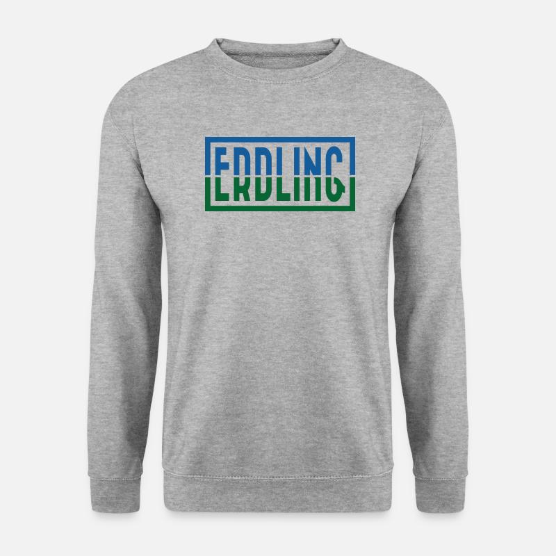 Erdling - Unisex Pullover - Weißgrau meliert