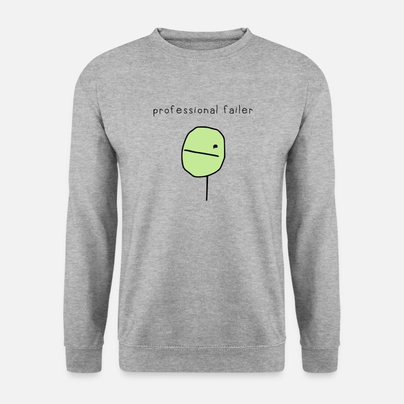 Professioneller Failer - Unisex Pullover - Weißgrau meliert