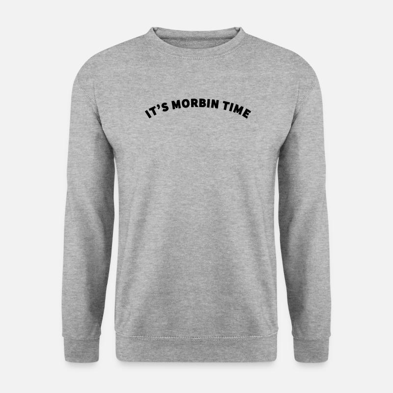 SEINE MORBIN-ZEIT-MEM - Unisex Pullover - Weißgrau meliert