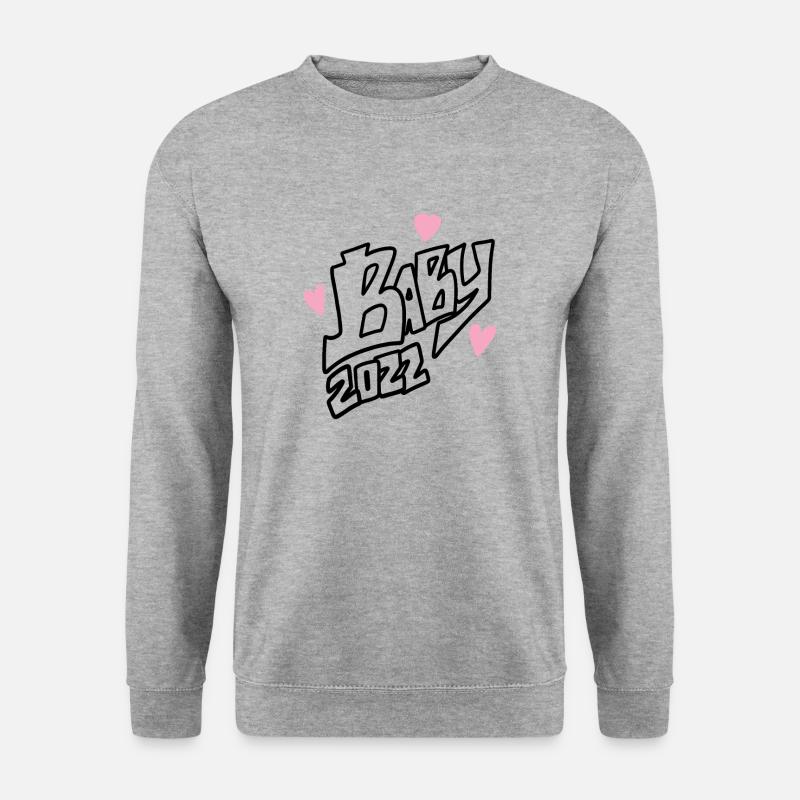 Baby - Unisex Pullover - Weißgrau meliert