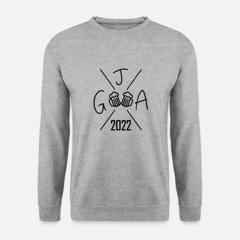 2022 Junggesellenabschied - Unisex Pullover - Weißgrau meliert