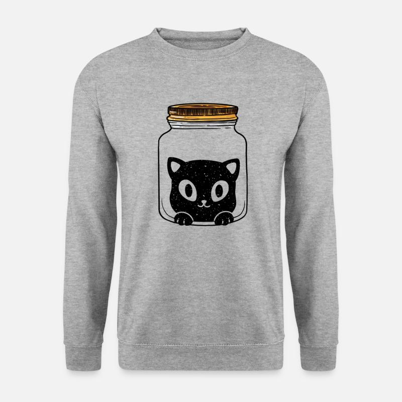 Cat Cat Gift Idea - Unisex Sweatshirt - salt & pepper