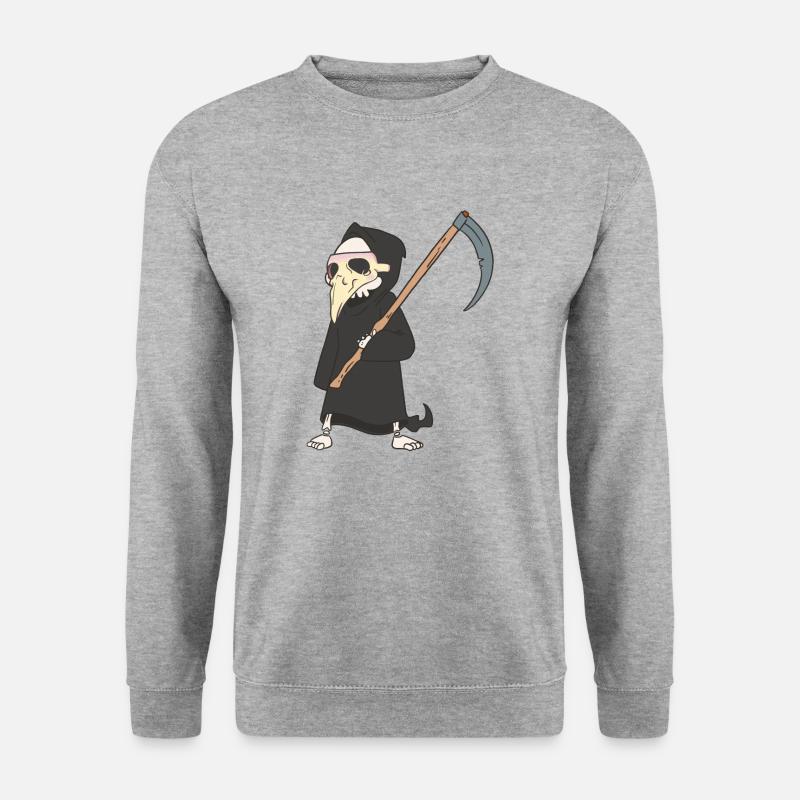 Halloween Medieval Plague Grim Reaper - Unisex Sweatshirt - salt & pepper