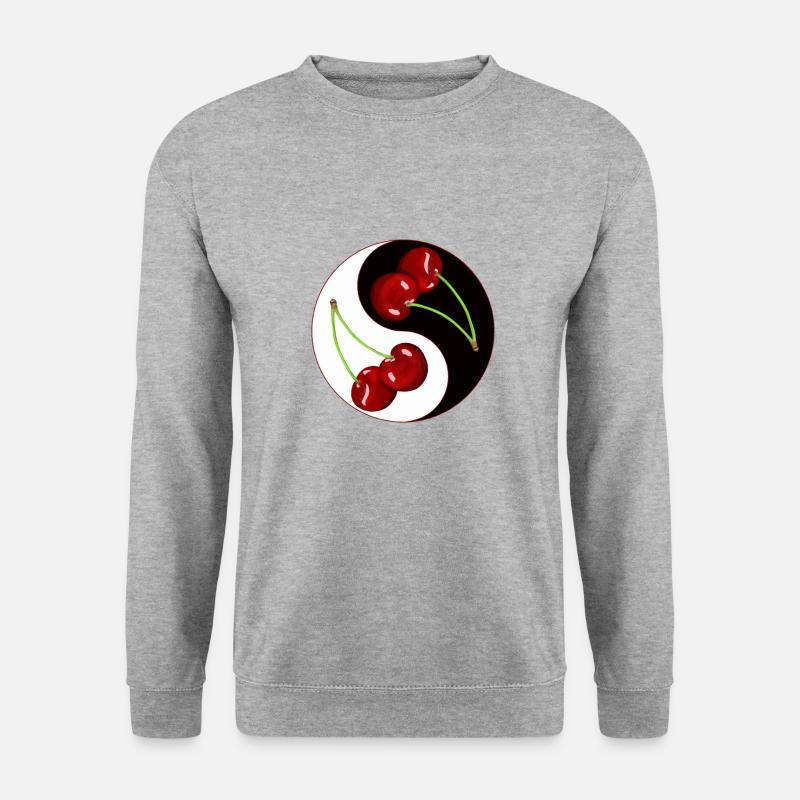 Rockabilly Cherry Cherries Fruit Asia - Unisex Sweatshirt - salt & pepper