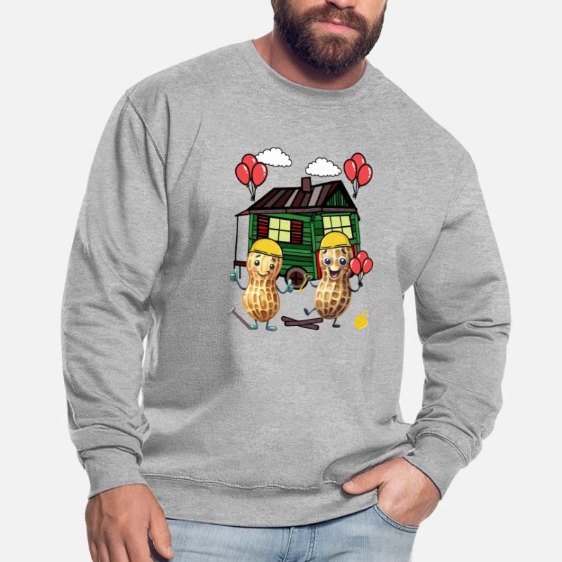 Peanuts Constructeur de maison Constructeur Remorque de construction Maison propre Maison Sweat-shirt Unisexe