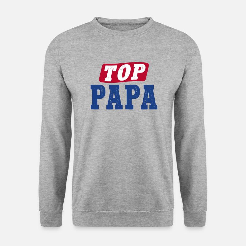 Top Papa - The Original Dad's Gift - Unisex Sweatshirt - salt & pepper