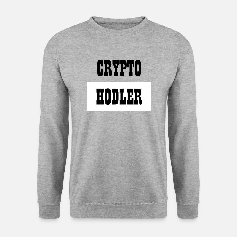 Bitcoin Trading Crypto Stocks - Unisex Sweatshirt - salt & pepper