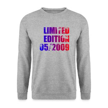 16e anniversaire Edition limitée 05/2009 - Sweat-shirt Unisexe - gris chiné - Devant - Alina (178cm) & Michal (187cm)