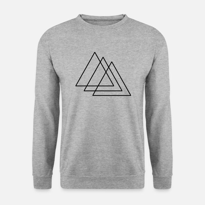 Trinity - Unisex Pullover - Weißgrau meliert