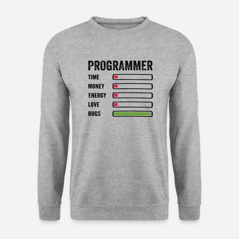 Developer Humor Programmer Coder - Unisex Sweatshirt - salt & pepper