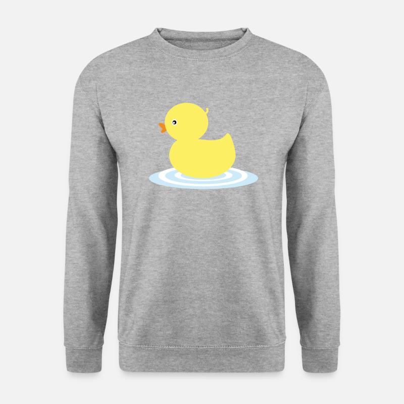 Küken - Unisex Pullover - Weißgrau meliert