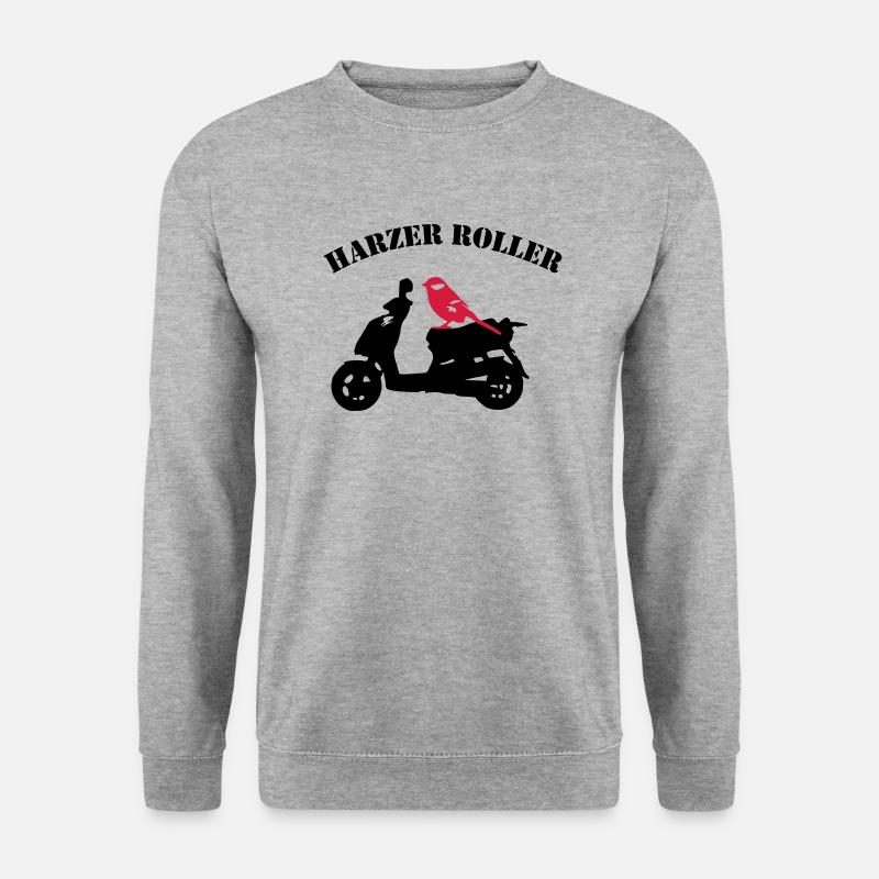 Harzer Roller - Unisex Pullover - Weißgrau meliert