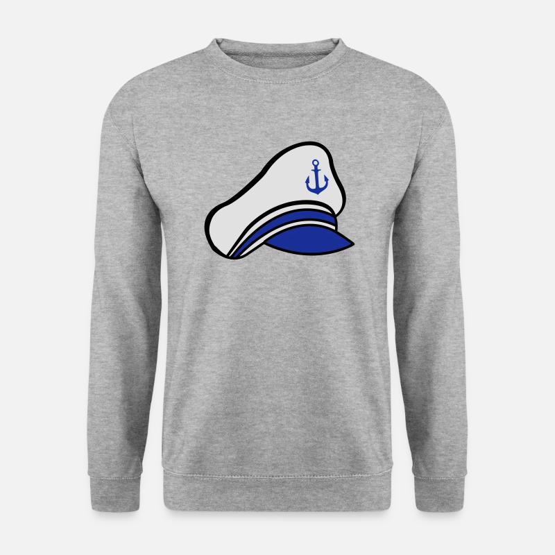 matrosenmuetze - Unisex Pullover - Weißgrau meliert
