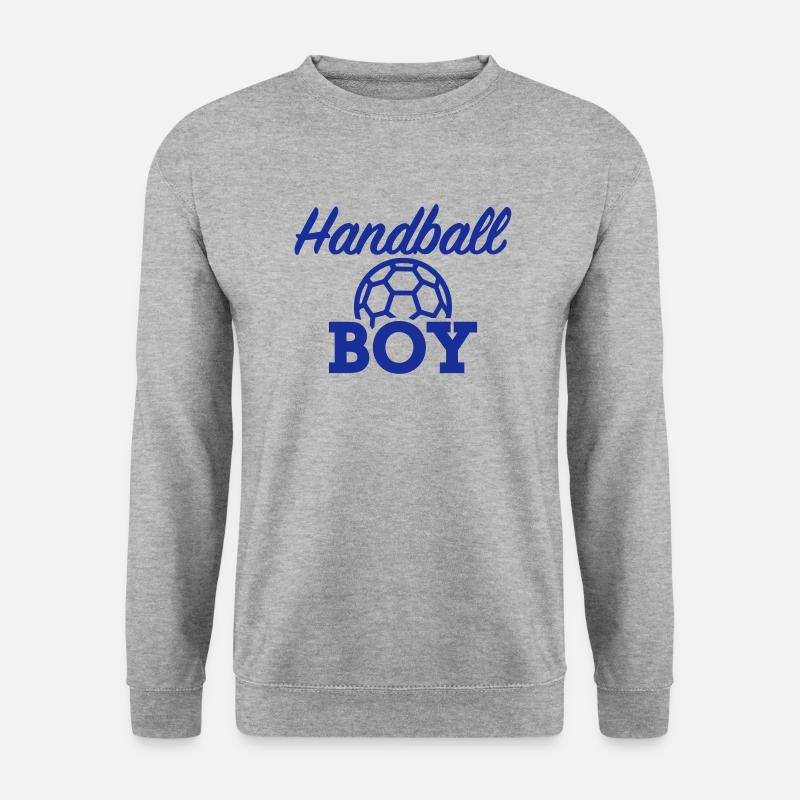 Handball - Unisex Pullover - Weißgrau meliert