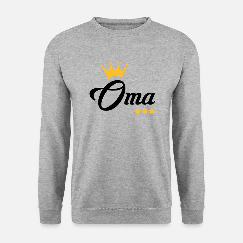 Mamie / Mamy / Grand Mere / Grand-Mère / Bébé - Sweat-shirt Unisexe - gris chiné