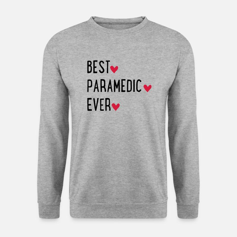 paramedic - Unisex Pullover - Weißgrau meliert