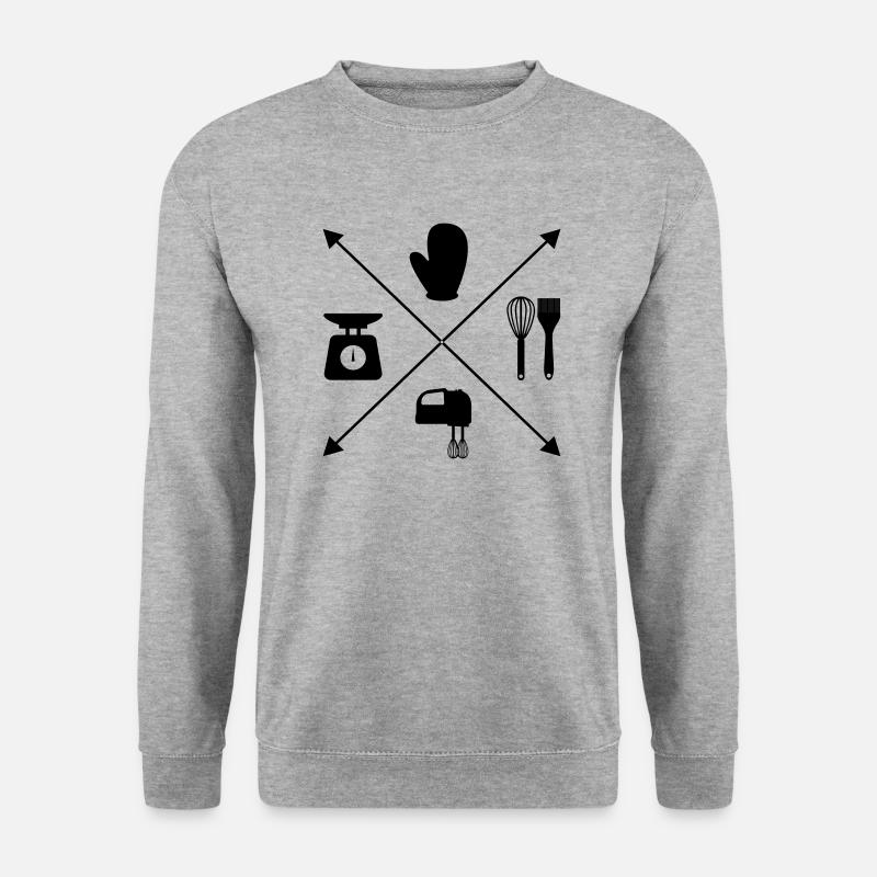 to bake - Unisex Sweatshirt - salt & pepper