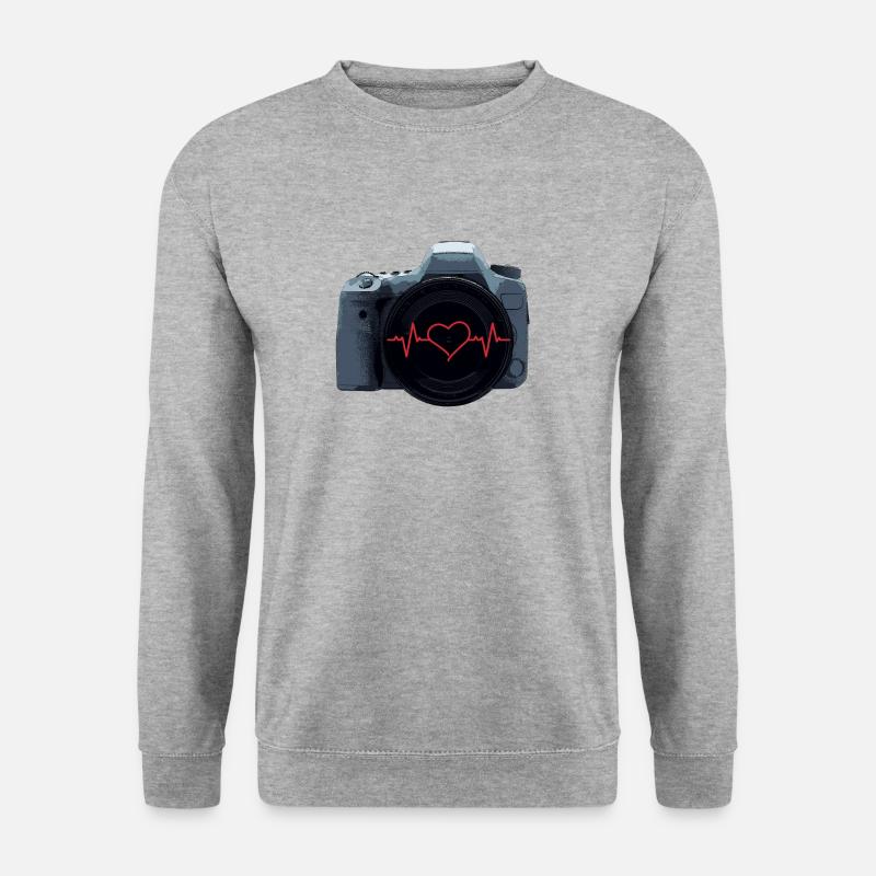 Camera - Unisex Sweatshirt - salt & pepper