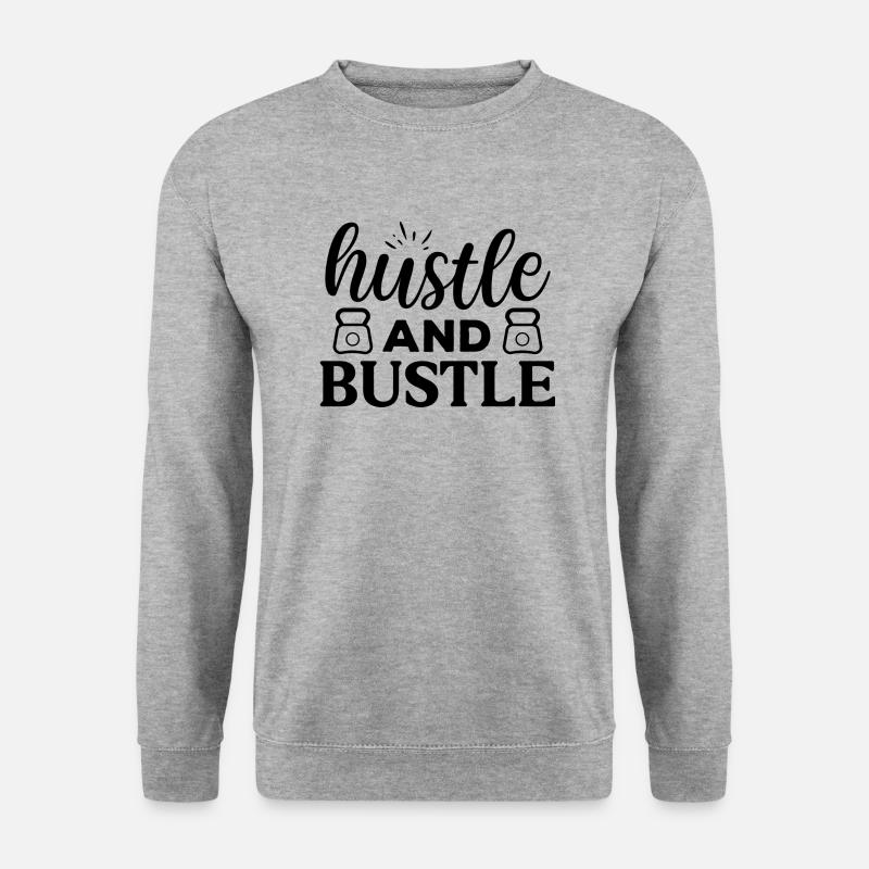 Trubel - Hektik - Unisex Pullover - Weißgrau meliert