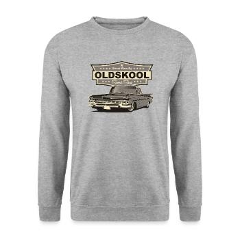 El Camino - Unisex Sweatshirt - salt & pepper - Front - Alina (178cm) & Michal (187cm)