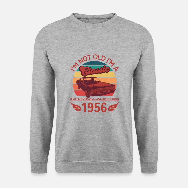 Non sono vecchio sono un classico - Felpa unisex - grigio chiaro melange