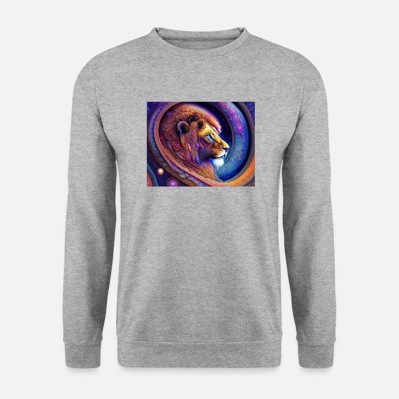 Lion - Unisex Sweatshirt - salt & pepper