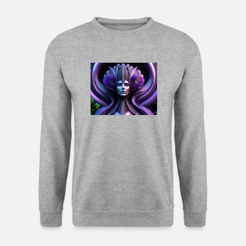 Sorcière de l’espace - Sweat-shirt Unisexe - gris chiné