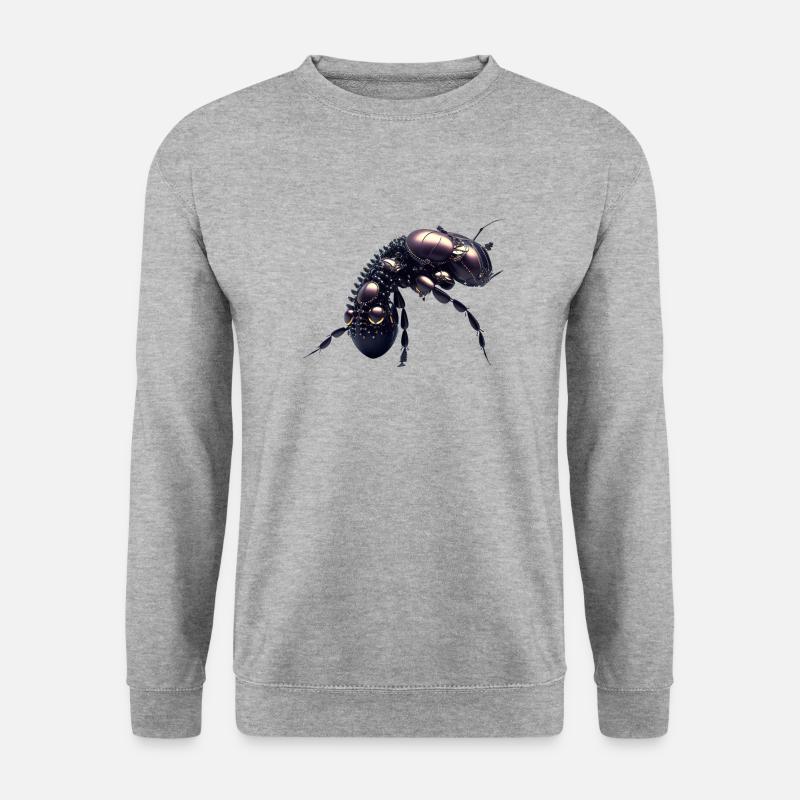 Dicker Brummer - Unisex Pullover - Weißgrau meliert