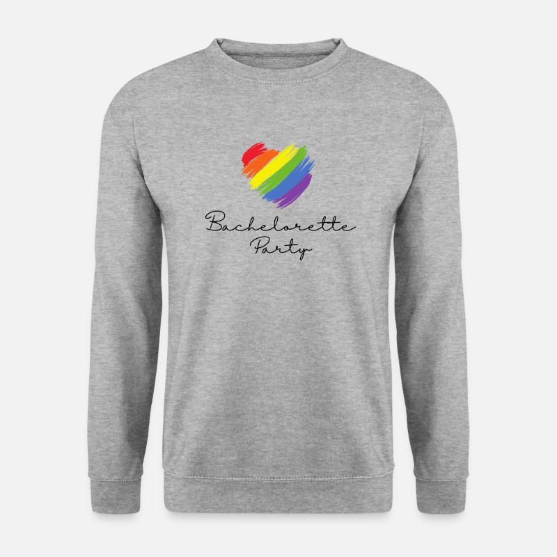Bachelorette Party - Pride Edition - Unisex Pullover - Weißgrau meliert