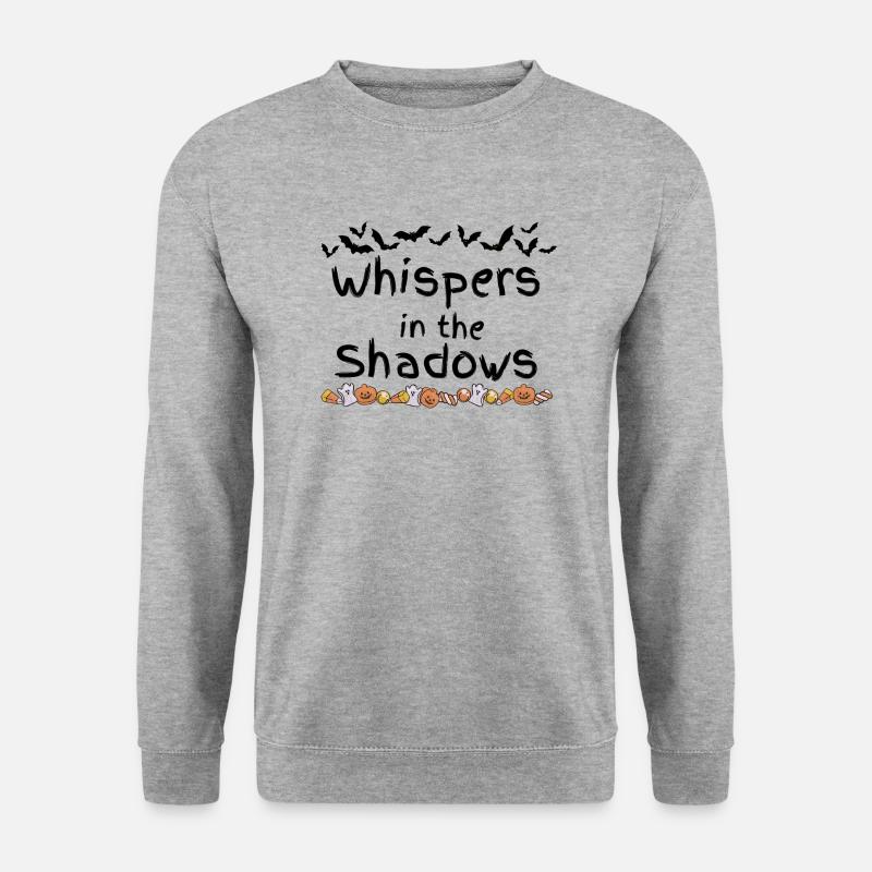 Whispers in the Shadows - Unisex Pullover - Weißgrau meliert