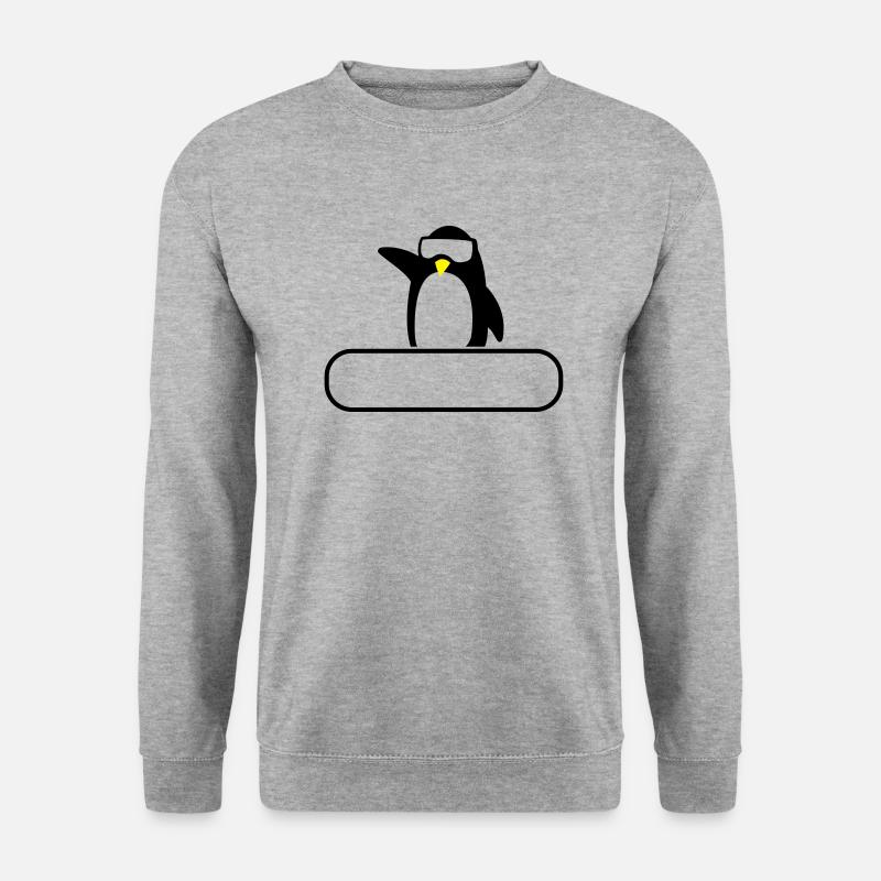 Skilehrer - Unisex Pullover - Weißgrau meliert