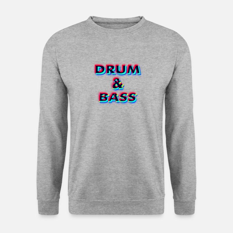 DnB GLITCH - Unisex Sweatshirt - salt & pepper