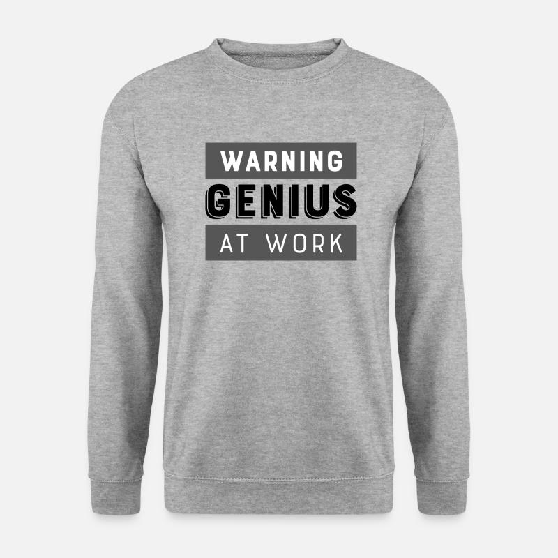 Genius at work - Unisex Sweatshirt - salt & pepper
